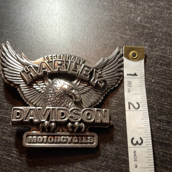 LEGENDARY HARLEY DAVIDSON MOTORCYCLES BUCKLE - Picture 3 of 4